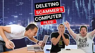 SCAMMER CRIES AS WE DELETE HIS FILES (Computer Locked)