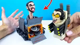 Making Skibidi Toilet with Clay ► G-Man 3.0 and Buzzsaw Executioner Skibidi Urinal