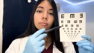 ASMR extremely relaxing eye exam roleplay 😴