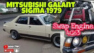 Review Mitsubishi Galant Sigma 1979 | Swap Engine 4G63