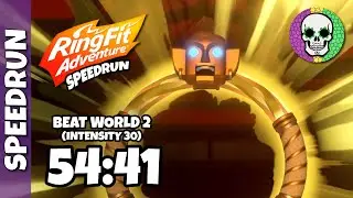 Beat World 2 (Intensity 30) in 54:41 | Ring Fit Speedrun