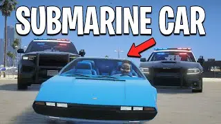 I Became A Getaway Driver In A Submarine Car on GTA 5 RP