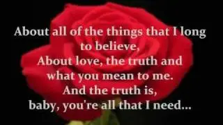 Bon Jovi - Bed of Roses [With Lyrics on Screen]