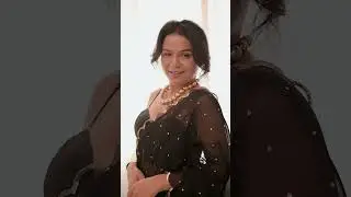 Pov: You love black saree 💣