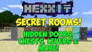 HEXXIT: SECRET ROOMS / ITEMS! How To Create 'Secret' Blocks To Build A Super Secret Base!