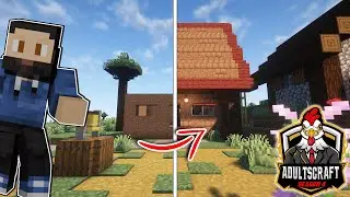 I Built My FIRST House In Minecraft | AdultsCraft SMP Season 4 Episode 2