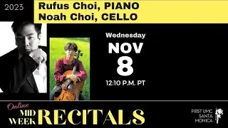 First UMC presents the November 2023 Mid-Week Recital