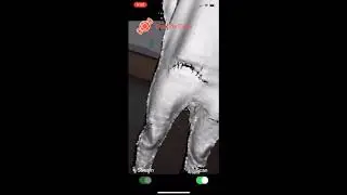 Proof of Concept Demo of Unbounded 3D Scanning on iPhone X