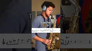 Shed Club Lick #2 - SoyRic’s Triad Pairs #guitar #saxophone #recordame #jazz
