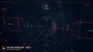 4K HUD Overlays - Volume 2