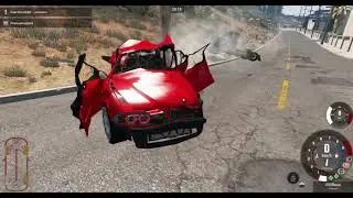 Дтп на перекрёстке (BeamNG Drive)