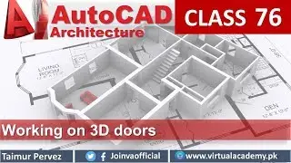 3D Doors in AutoCAD| How to Make 3D Doors in AutoCAD | AutoCAD 3D Doors  Designing 76.