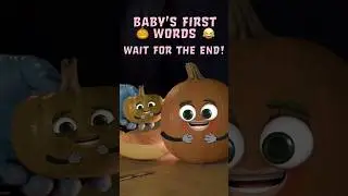 Pumpkin Halloween Baby scares the HELL OUT OF...😱🎃  