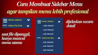Cara Membuat Sidebar Menu di Excel