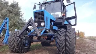 мтз-82 новая резина часть-2