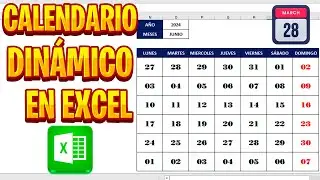 ✅ CÓMO HACER UN CALENDARIO DINAMICO EN EXCEL | SIN MACROS