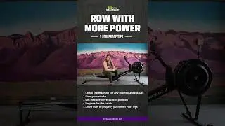 Quick tip to get more power from your row!