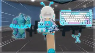 PLAYING MM2 AS SULLEY *Keyboard ASMR*