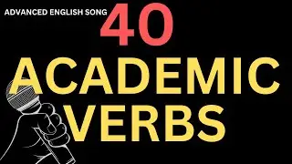 40 Academic verbs
