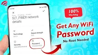 How to get connected wifi password on your mobile. No root needed