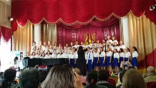 Старший хор.ДШИ#4 -"Ночевала тучка" (Городской хоровой конкурс 2018 года)Руководитель Соболева И.В.
