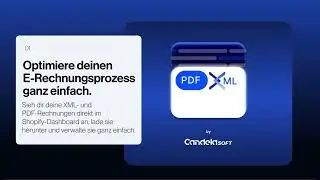Shopify XML e-Invoicing plugin von Candelasoft