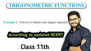 Example 2 of Trigonometric Functions Class 11th | Math | Examples of Trigonometric Functions | NCERT