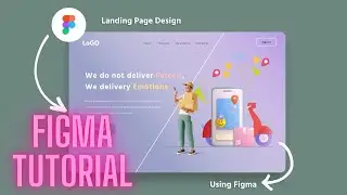 Modern Website Landing Page UI Design in Figma Tutorial