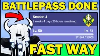 HOW TO GET LEVEL 50 FAST... (Roblox Bedwars Season 4)