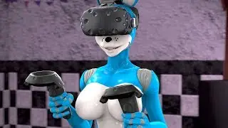 [SFM FNAF] Bonnie playing virtual reality