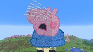 Fat Peppa Pig Family Crying (in Minecraft)