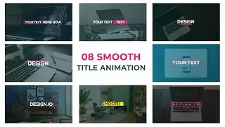 Smooth Title Animation After Effects Template
