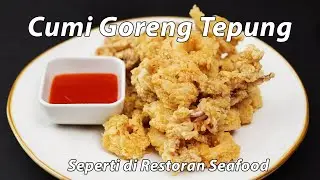 HOMEMADE RECIPE - FRIED SQUID WITH FLOUR AND SAUTEED MUSHROOMS
