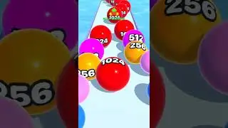 Ball run merge 2048 🔵 Ball run Gameplay (Android, iOS #44) 🧿