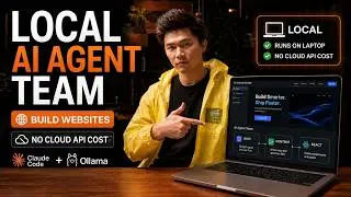 Claude Code + Ollama: Create Your Website-Building AI Agent Team With local AI model