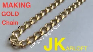 Gold Cuban chains | Как это делается jewelry KARLOFT