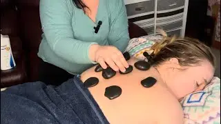 ASMR Real Person Back Exam | Massage and Spa Treatment