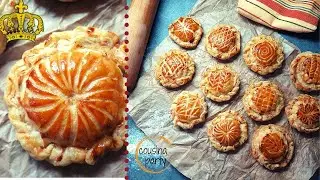🔴 mini galettes des rois a la crème frangipane 👑👌