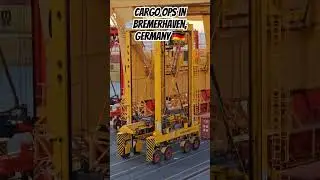 Cargo Ops Bremerhaven, Germany #Bremerhaven ##ContainerShip