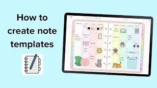 How to create note templates | Penly app tutorial