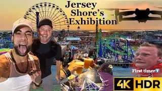 RIDING RIDES AT THE JERSEY SHORE! Casino Pier VLOG 4K HDR
