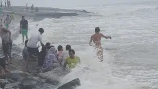 It's Too Risky To Seat At The Sea-Side During High Tide...