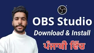 OBS Studio Download & Installation (in Punjabi)
