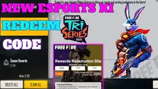 New Esports Ki Redeem Code || Ff Redeem Code Today New Redeem Code Free Fire