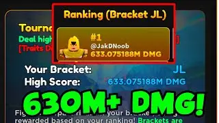 MY 600M+ DMG RUN IN TOURNAMENT LEADERBOARD #1 IN ANIME ADVENTURES!