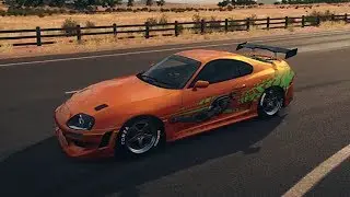 Paul Walker 1000hp Toyota Supra Forza Horizon 3 Gameplay