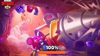 BRAWL STARS: прохождение за королевский скин " Монарх Рико " ( Плохая  анимация ).