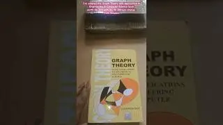 Graph Theory with Application to Engineering & Computer Sc.#amazon #unboxing #gadgets #graphtheory