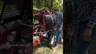 Taglia e spacca legna con lama della motosega #shorts #agricolamordini #legna