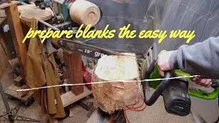 Woodturning-how to prepare turning blanks